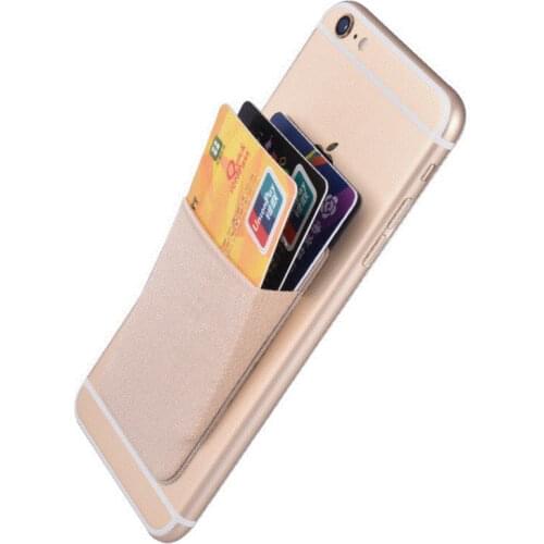 MYCKET Mobile Phone Case Elastic Stretch Lycra Adhesive Cell Phone ID Credit Card Holder Case Аксессуары для мобильных телефонов