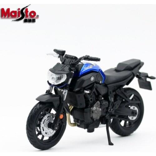 Maisto 1:18 2020 Yamaha MT-07 Simulated Motorcycle Model