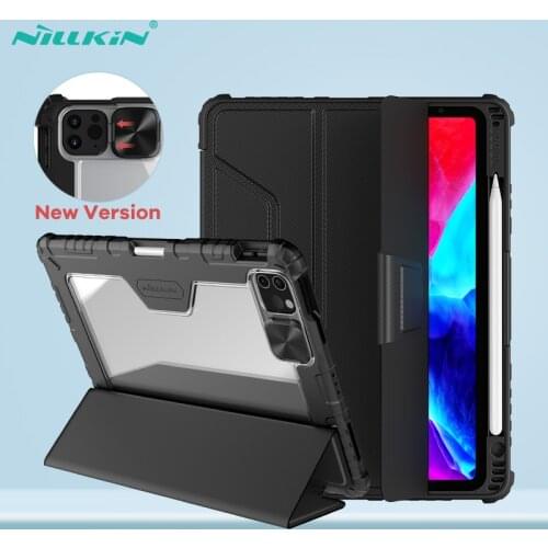 NILLKIN For iPad Air 4 Case For iPad 10.2 Case With Pencil Holder For iPad Pro 11 2020 Camera Protection Cover for ipad Air 10.9