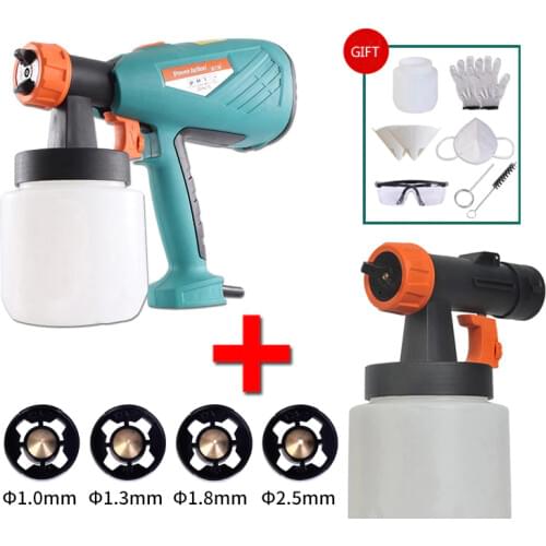 ZJMZYM New Arrival SG9617S High Atomization Electric Spray Gun Advertising Sprayer Paint Spray Gun 220-240v 650W 100DIN-S 800ml