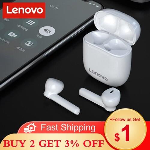 Lenovo Original XT89 wireless headset bluetooth headphones Gaming earphone With Mic Bass tws lenovo earbuds sports Waterproof