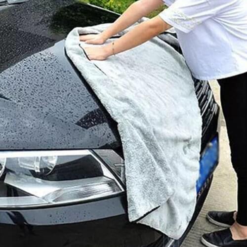 EAFC 60*40CM Car Wash Microfiber Towel Car Cleaning Drying Cloth Hemming Car Care Cloth Detailing Car Wash Towel For Toyota