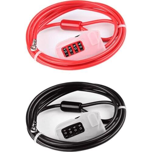 Portable Cycling Bike Password Lock Multifunction Anti-theft Bicycle Mini Cable Wire Code Padlock Lock