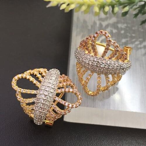 Lanyika Fashion Jewelry Luxury Butterfly Ear Loops Micro Plated Banquet Wedding Party Romantic Earrings Bridal Daily Best Gift