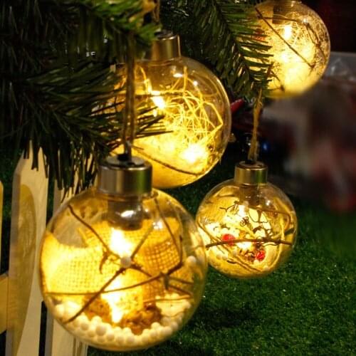Christmas Tree Transparent Decorative Ball Drop shipping