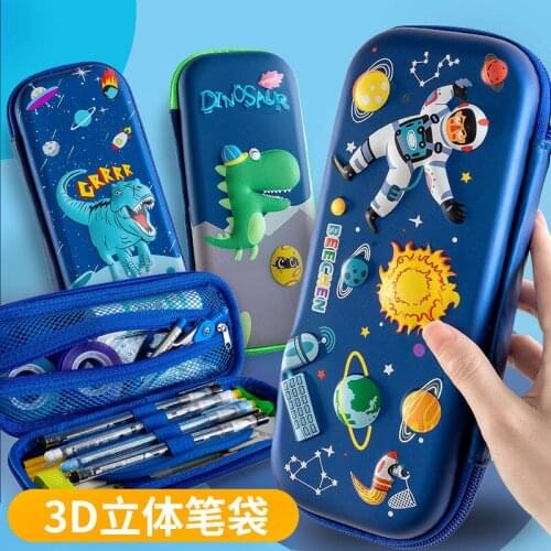 School pencil case pencil pouch case bag cute stationery box childrens pen bags 3 d for School supplies students pencilcase