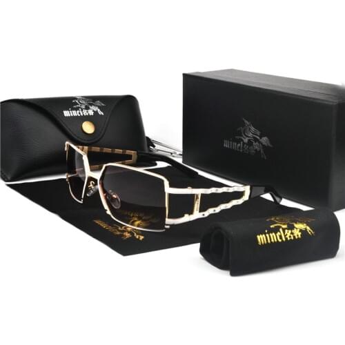 Men Square Vintage Sunglasses women Full Frame Brand Designer Luxury 2019 Sun Glasses Male High Quality Gradient Eyewear UV400NX