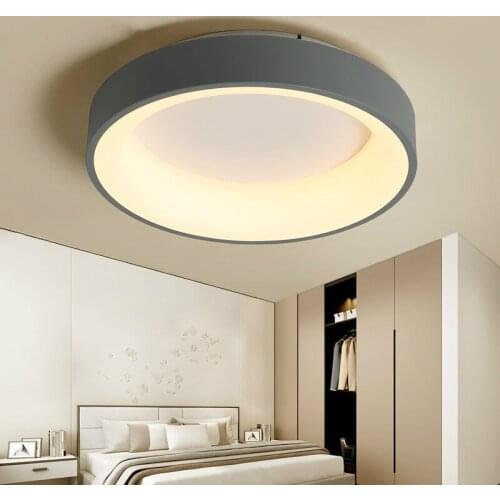 Modern Ceiling lamp led Ceiling Lights for living Room Bedroom Study Room Corridor Grey or White Color Lighting Light WJ526