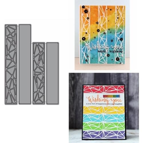 Geometry Square Border Frame Shape Metal Cutting Dies Stencil For DIY Crafts Paper Cards Making Scrapbooking Template 2019 New