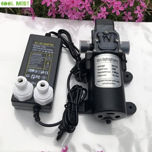 H34 High Quality & Portable Outdoor Water Sprayer Mist Pump 12V DC 60W self-sucking smart sprayer intelligent mini misting pump