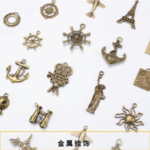 1pc Vintage Traveler Notebook Pendant Elastic Band Pendant Alloy Silver Plated Creative Stationery Journal TN Accessories