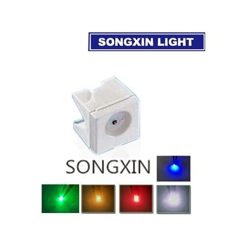 100pcs 1210 Side Red green blue white 4040 Tooth Mother 4X4 SMD LED Light Emitting Diode Super Bright Lamp Car Meter Table