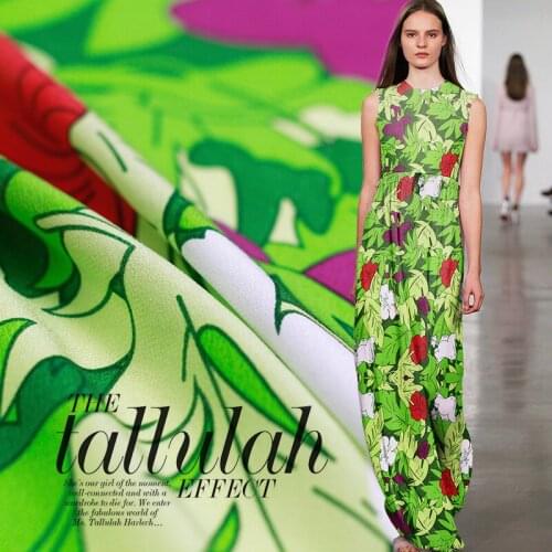 110 cm anti-wrinkle silk fabric for dress 12 mm crepe de chine silk fabric summer dress fashion fabric wholesale silk cloth