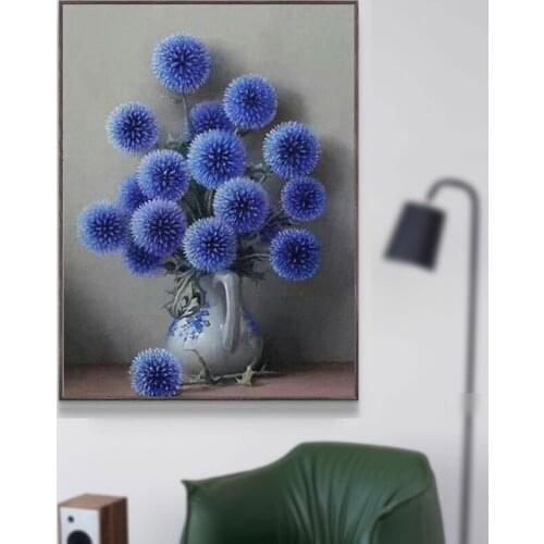 Diamond Embroidered Dandelion Handmade Diamond Painting Embroidered Mosaic Cross Embroidery Home Decoration