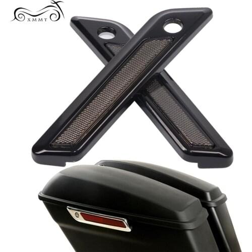 Aluminum Saddlebag Latch Cover For Harley 2014-2018 Touring Street Glide Road Glide Models