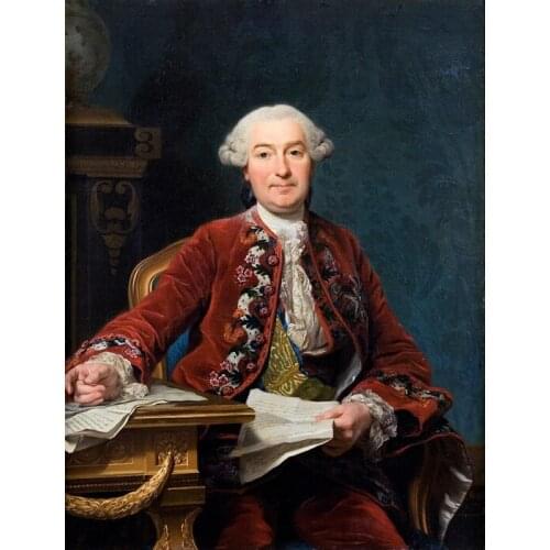 Free shipping classical priest portrait canvas prints court figures oil painting printed on canvas wall art decoration picture