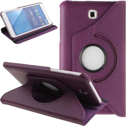 For Samsung Galaxy Tab 4 7.0 SM T230 Case Cover Coque T231 T235 360 Rotation Flip PU Leather Case For Tab 4 7.0 Funda Capa Stand