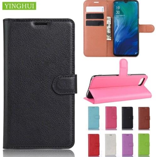 For OPPO Reno A cover Case Wallet Card Stent Book Style Flip Leather Covers Protect For OPPO Reno Ace Cover phone case bag