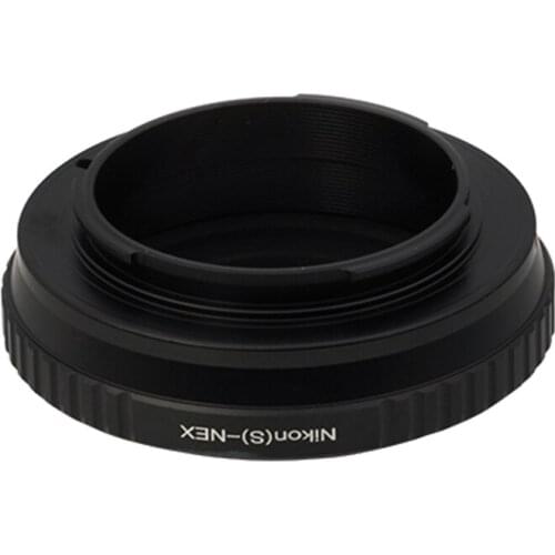 Pixco Lens Mount Adapter Ring for Nikon Microscope S to Sony E Mount NEX Camera ZV-E10 A1 A7C A7SII A6600 A9II A7RIV A6100 A6400