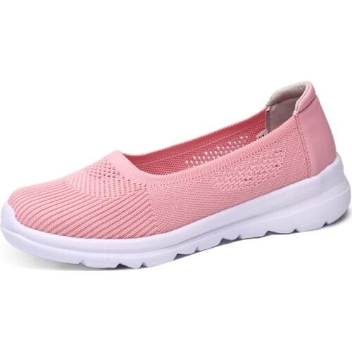 Hot Btand Sneakers 2021 Comfy Women Running Shoes Female Light Soft Sport Shoes Lady Platform Jogging Walking Trainers Cheap