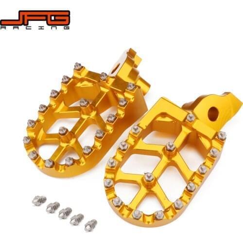 Motorcycle CNC Billet MX Foot Pegs Pedals Rests Footpegs For SUZUKI RMZ250 RMZ 250 2007 2008 2009 RMZ450 RMZ 450 2005 2006 2007