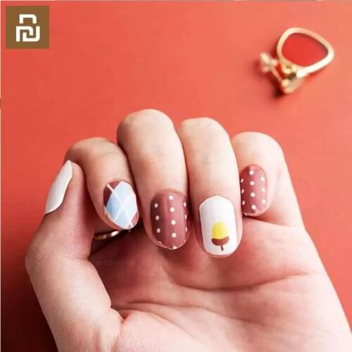 Xiaomi youpin nail stickers are easy to paste and remove, waterproof and lasting, do not hurt your nails for 5 minutes