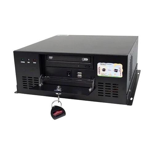 Desktop/Wall-Mount Industrial Chassis, Support Micro_ATX Motherboard, 4 x PCI Expansion slots, OEM/ODM