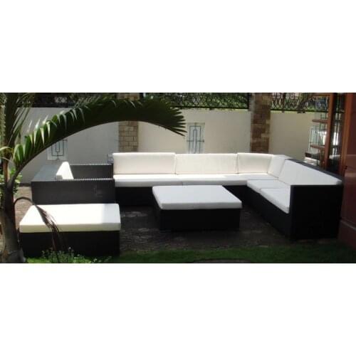 2017 hot sale all weather outdoor pvc wicker composite used hotel patio furniture