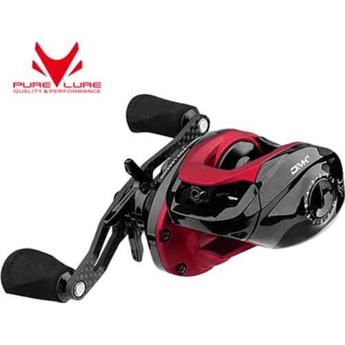 PURELURE Water drop wheel metal long-range anti-explosion line magnetic brake ultra-light road sub-fishing line wheel