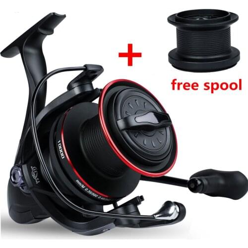 Sougayilang 8000-10000 Spinning Fishing Reel Anti-corrosio Ultra Smooth Aluminum Body for Feeder Carp Fishing Reel Max Drag 10KG