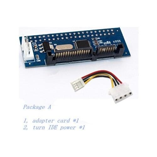 Old-fashioned hard drive optical drive parallel port serial port desktop video recorder IDE to SATA interface conversion card