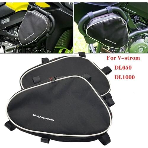 Waterproof Bag Repair Tool Placement Bag For Suzuki V-Strom 650 DL650 Vstrom650 Vstrom 650 Motorcycle Frame Crash Bars