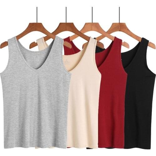 Ladies bottoming vest Modal summer thin style with home casual elastic underwear