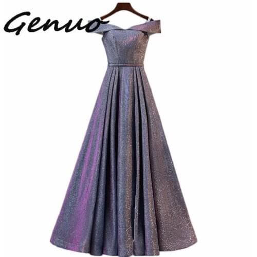 Genuo New 2019 women Long fashion temperament high-end dress 2019 new retro slim vestido largo Vestido de novia