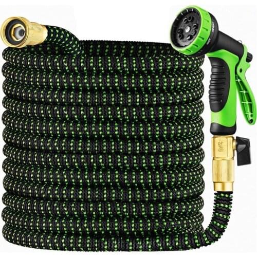 15 Meters 50Ft High Pressure Telescopic Hose For Car Washing Garden Hose Hose Natural Rubber Telescopic Hose