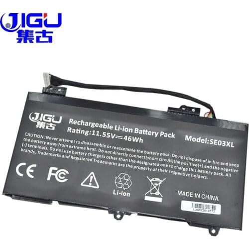 JIGU 849568-541 SE03041XL 3Cells New Laptop Battery For HP For Pavilion 14-AL120ND 14-AL104NIA 14-al000 14-AL102NX 14-AL106NE