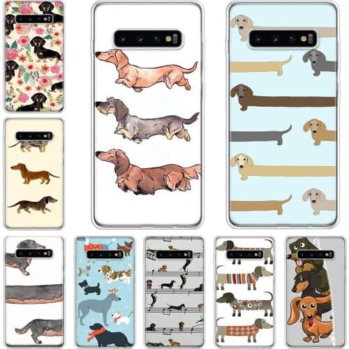 Dachshund puzzle Phone Case For Samsung Galaxy A71 A70 A51 A50 A41 A40 A30 A21 A10 A01 A90 A20S A20E A10S M30S A6 A7 A8 A9Plus C