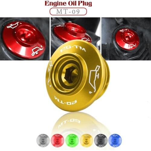 CNC Engine Plug Cover Caps Screws Filter Oil Bolt for YAMAHA MT09 FZ09 MT-09 SP/TRACER/GT NIKEN XSR900 2012-2019