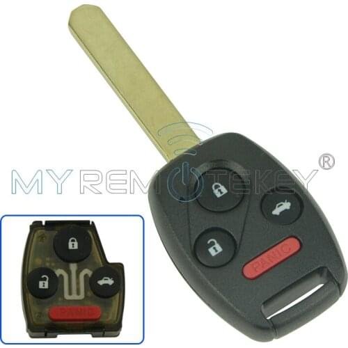 Remtekey remote key 3 button with panic for honda key OUCG8D-380H-A 313.8Mhz ID46 for Honda Accord 2003 2004 2005 2006 2007
