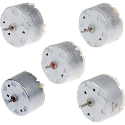 RC500 Motor DC 6V 9V 12V Micro 32mm Round Spindle Motor for Robot Sweeper