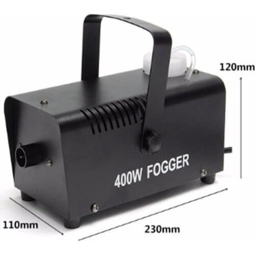 400W mini remote control fog machine KTV light smoke generator smoke generator wedding stage special effect smoke generator