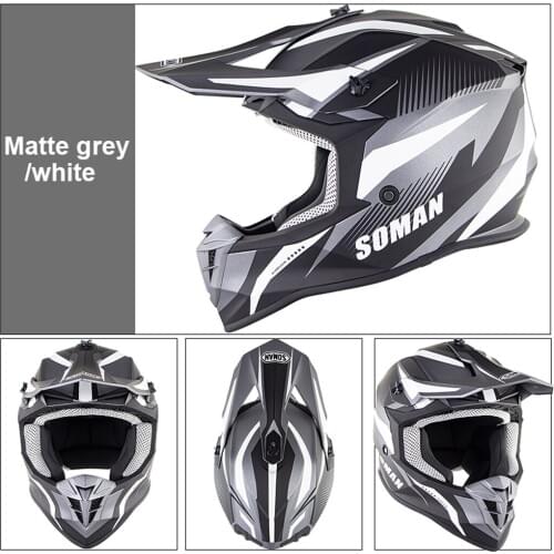 Motorcycle Full Face Helmet Crash Proof Motorbike Crash Modular Helmet Universal for Motorcycle Dirt Pit Bike ABS Plastic