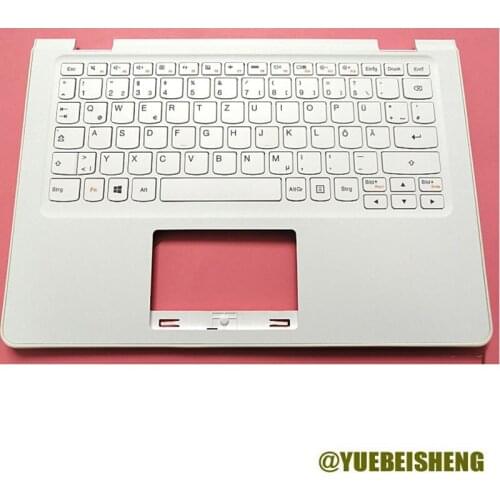 YUEBEISHENG New For Lenovo Flex 3-11 Flex3-1120 1130 palmrest German keyboard upper cover 5CB0M82765