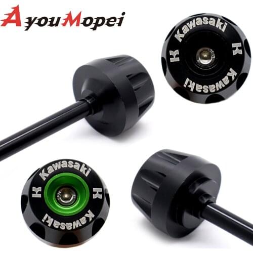 Front Axle Fork Crash Slider For KAWASAKI Z900 Z 900 2017 2018 2019 2020 2021 Motorcycle Accessories Wheel Protector Pad
