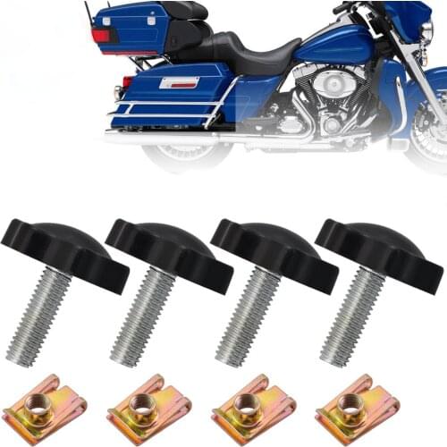 Theft Deterrent Saddlebag Luggage Saddle bag Lock Hardware Mounting Bolt screw For Harley Davidson 2014 2015 2016 2017
