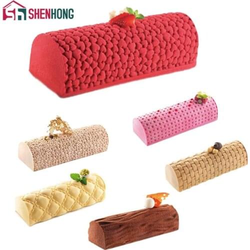 SHENHONG Pop Silicone Mousse Pad Mould Cake Mold Jelly Pudding Moule Baking Tools DIY Design Cookie Muffin