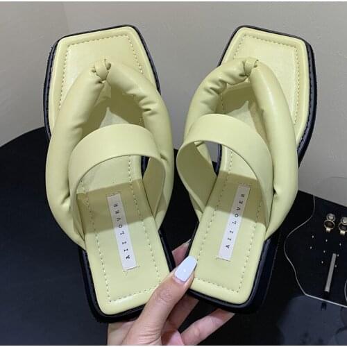 2021 Summer Woman Slippers 2021 Fashion Flip Flops Shoes Ladies Slides Female Outdoor Flat With Slippers Woman Sandals Shoes