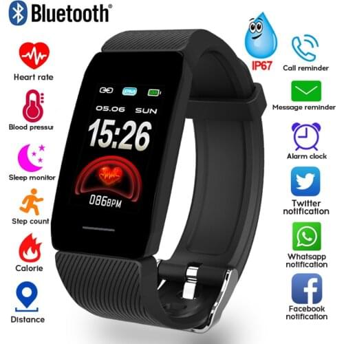Smart Band Weather Display Blood Pressure Heart Rate Monitor Fitness Tracker Smart Watch Bracelet Waterproof Men Women Kids