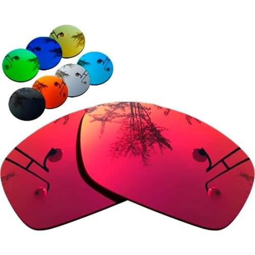 100% Precisely Cut Polarized Replacement Lenses for Hijinx Sunglasses Magenta Red Mirrored Coating Color- Choices