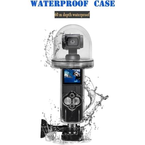 Yiwa 60M Waterproof Housing Case for DJI OSMO Pocket Case Diving Protective Shell Protective case r35